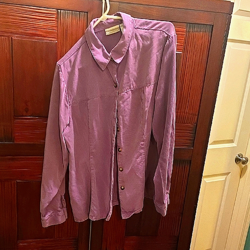 Coldwater Creek Mauve Long Sleeved Shirt